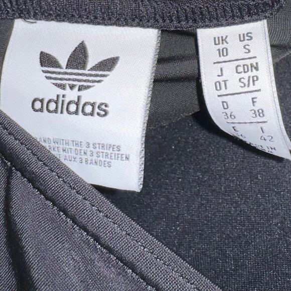 Adidas Originals Trefoil Black Logo One Piece Swimsuit Size Small - Picture 5 of 15